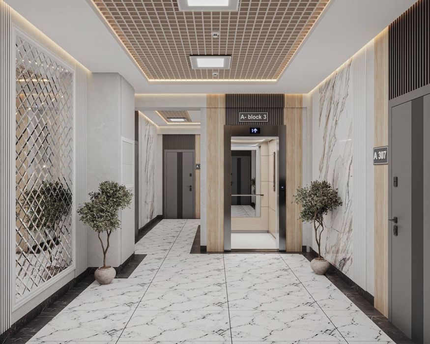 Novza Metro 2 ком квартира  2/4/9  84м2