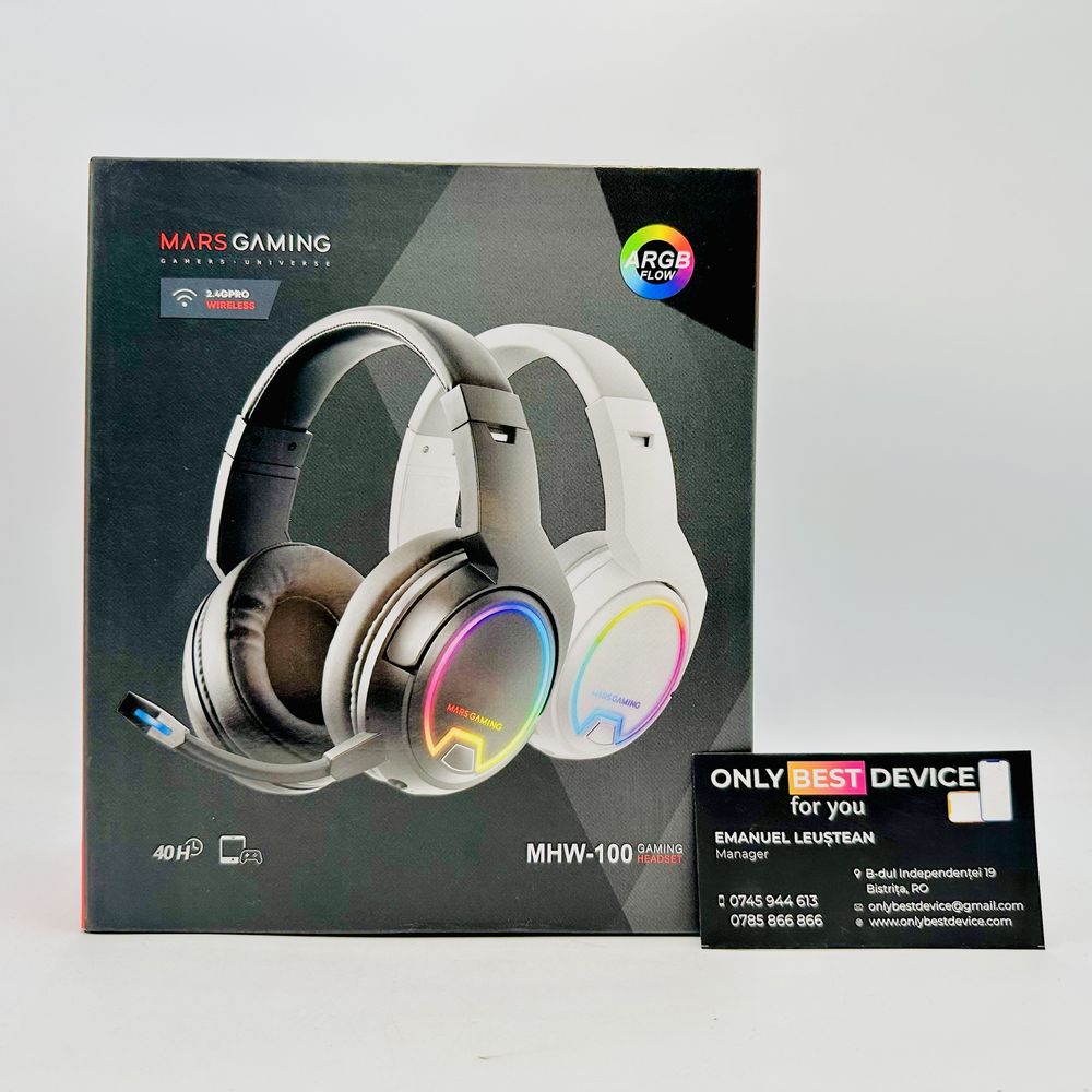 Casti Over Ear Mars Gaming MHW-100 Gaming SIGILATE / GARANTIE