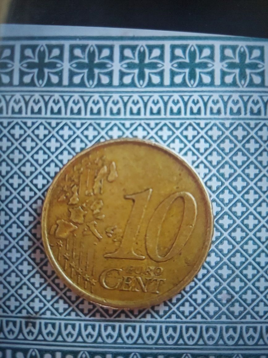 Spanish 10 cent coin