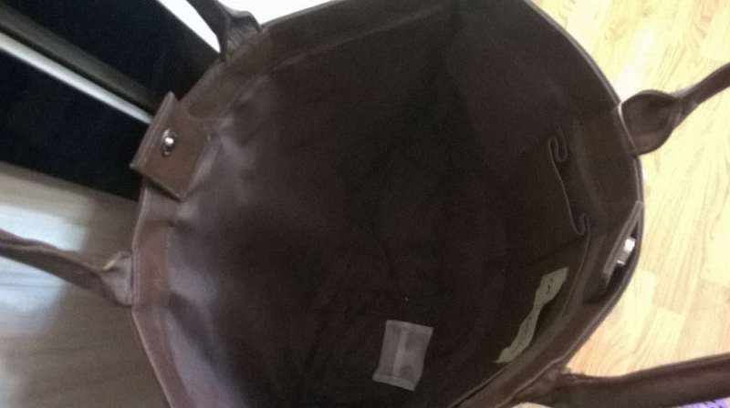 Чанта от естествена кожа - тип торба