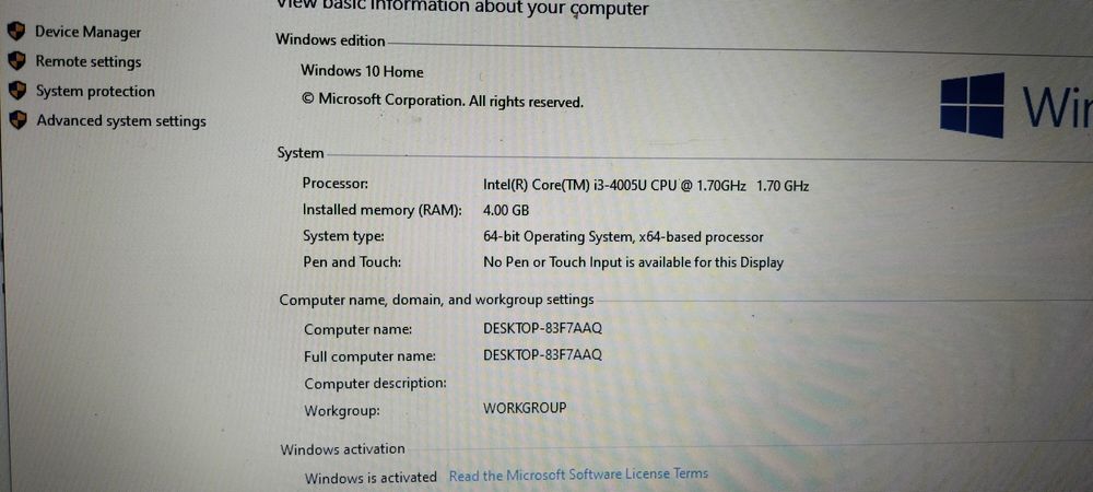 Laptop Toshiba satellite pro R50 i3 ssd intel