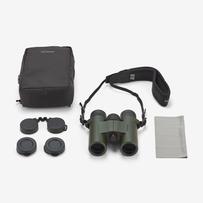 Binoclu Etanș 500 10x32 Kaki - No Size - produs resigilat Decathlon