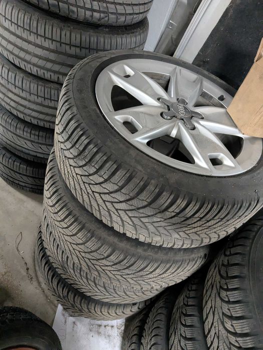 Джанти Audi A3 5x112 с нови зимни гуми Firestone 225x45x17