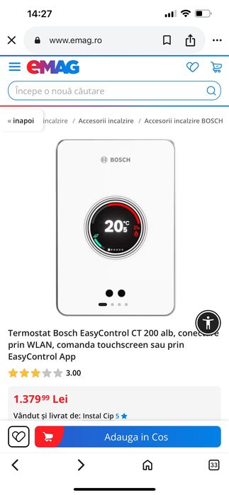 Termostat Bosch CT200