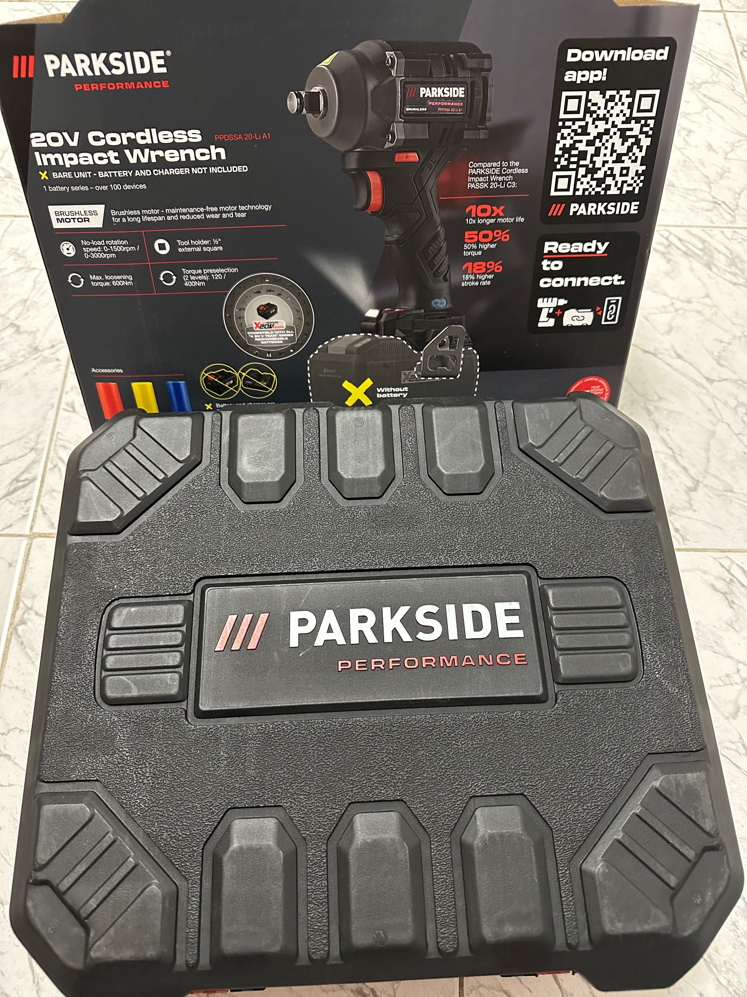 Parkside performance ударен гайковерт