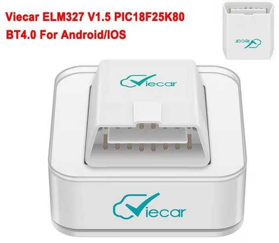 Bluetooth OBD2 адаптер Viecar ELM 327, v1.5