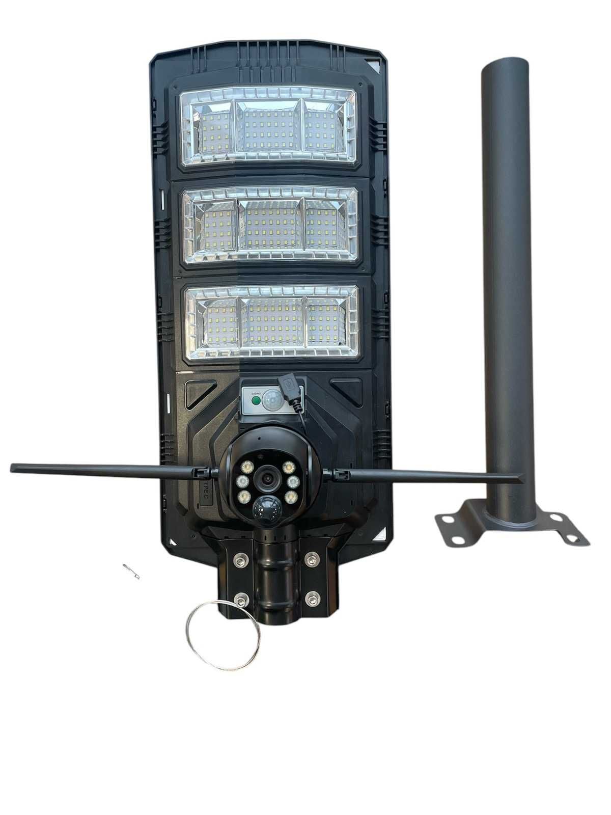 2в1 Улична соларна лампа 1800W с камера 5MP - V380PRO