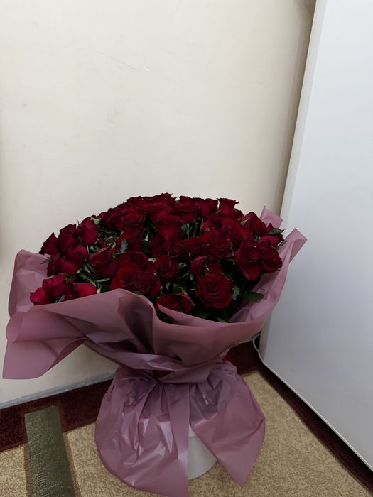 Цветы роза, 101шт