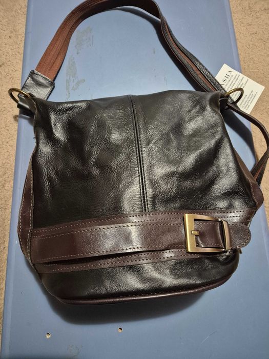 Geanta DASHA / mini rucsac, noua, piele naturala