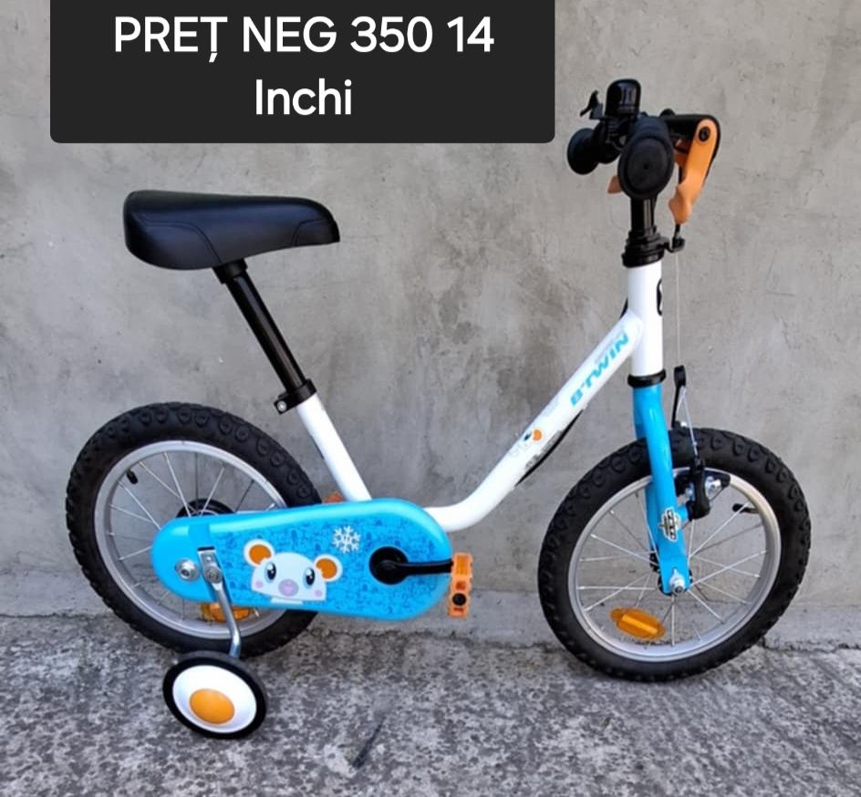 Biciclete de copii  14 si 16  inchi