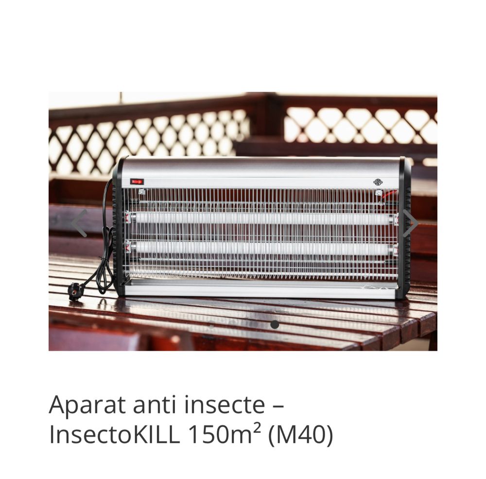 Insectocutor cu UV pentru distrugerea insectelor InsectoKill M40