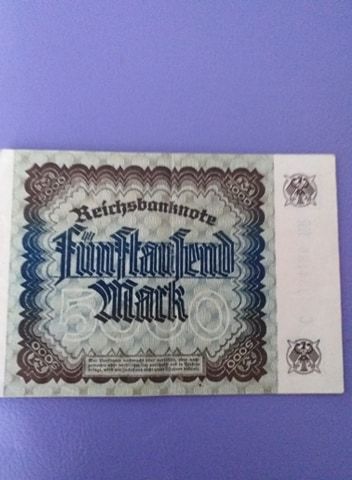 ”Reichsbanknote”- bancnote Germania nazista,