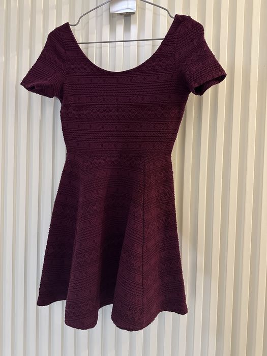 Есенна рокля в лилаво