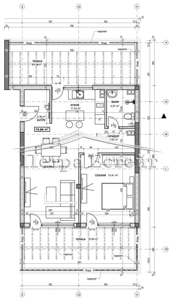 Продава се Двустаен апартамент в к.к. Св.Св. Константин и Елена - 118 кв.м за 1062 €/кв.м - Снимка #3