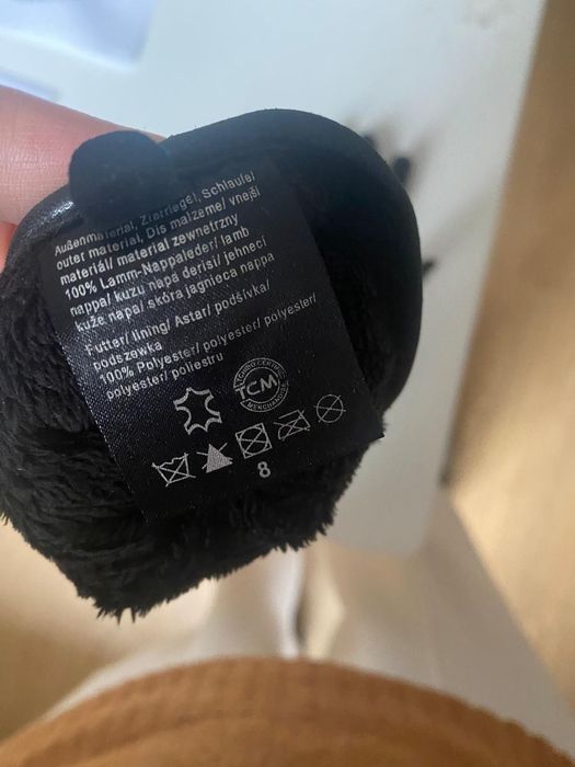 Manusi de piele moi captusite