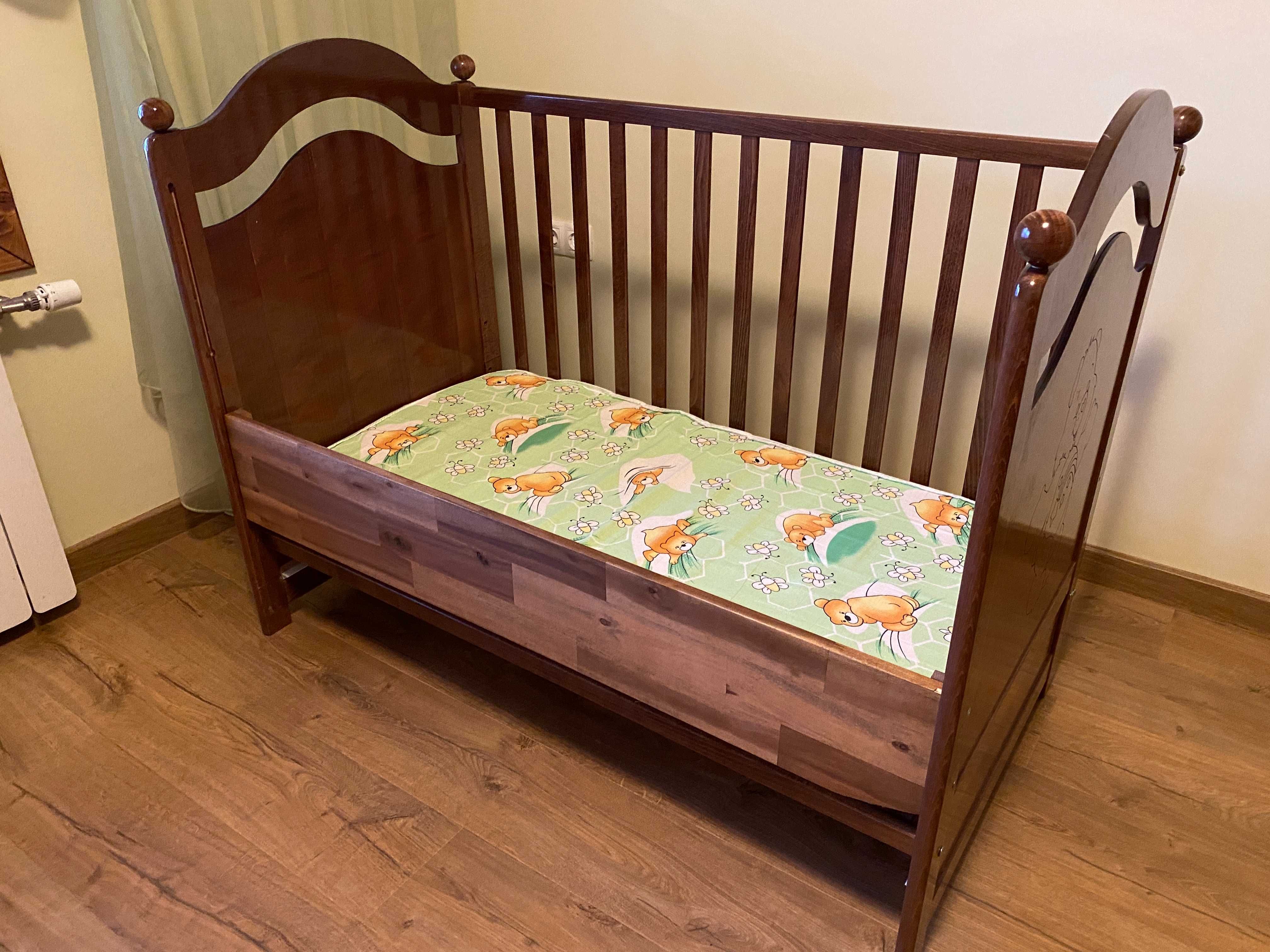 Дървено детско легло/кошара “Veljko” (производител BEBISNOVI, Сърбия)
