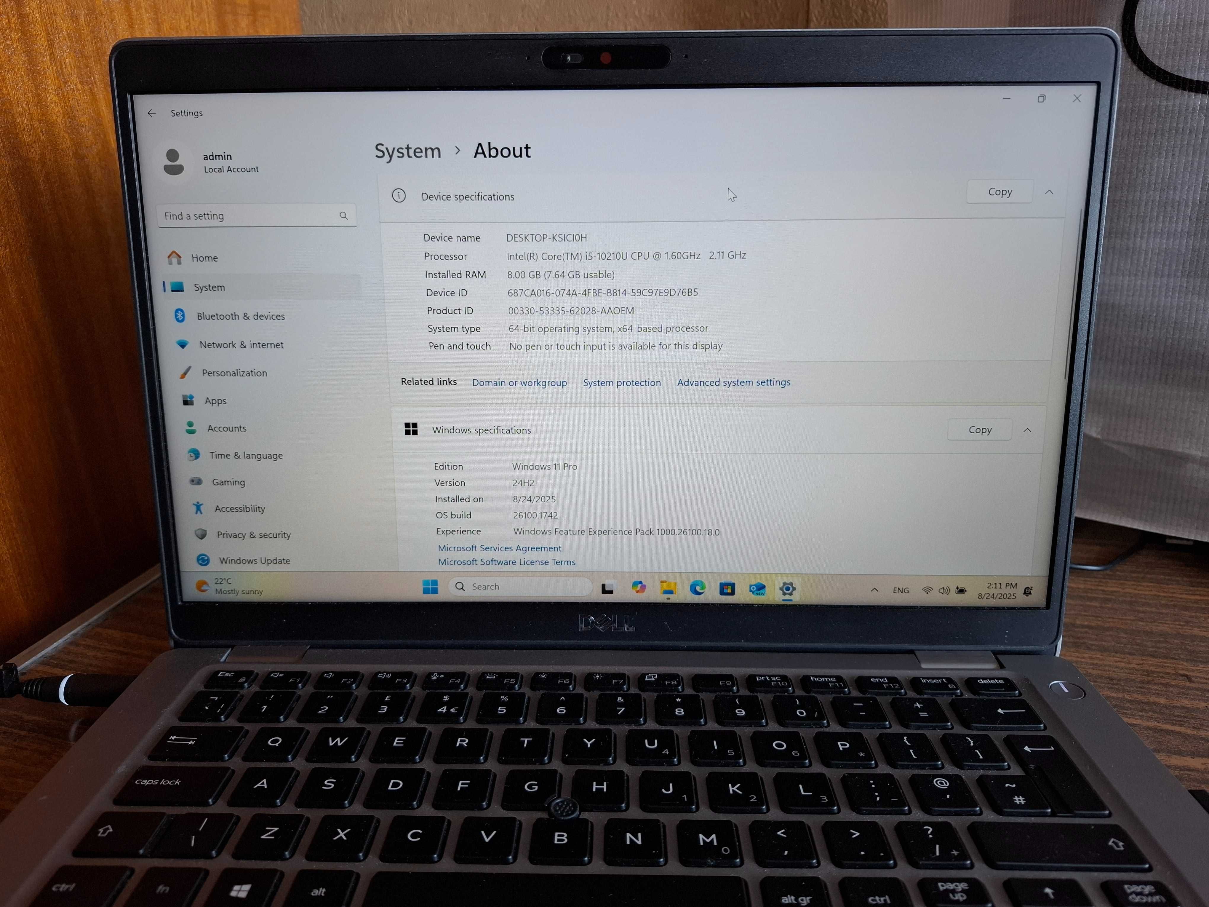 Dell latitude 5410