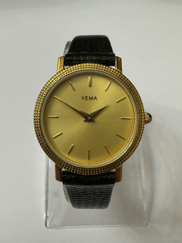 Ceas Yema France. Placat aur. Dama