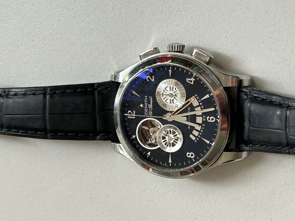 Zenith Class El Primero T Open Power Reserve Сталь