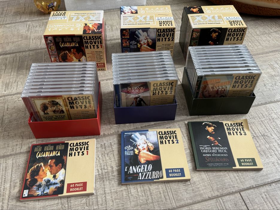 3 boxet-uri x 10 cd’s - Classic Movie Hits (melodii din filme)