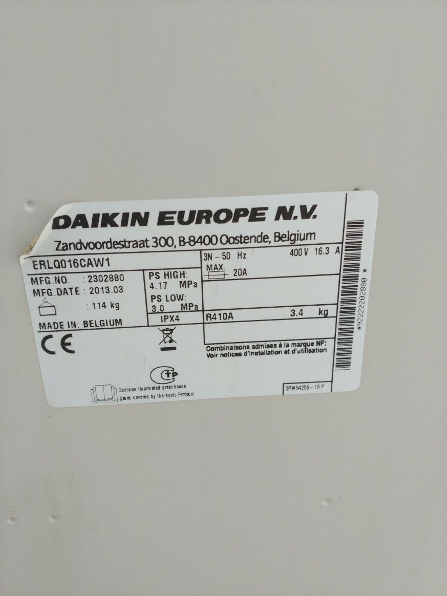 Pompă de căldură 16 kw Daikin altherma 2