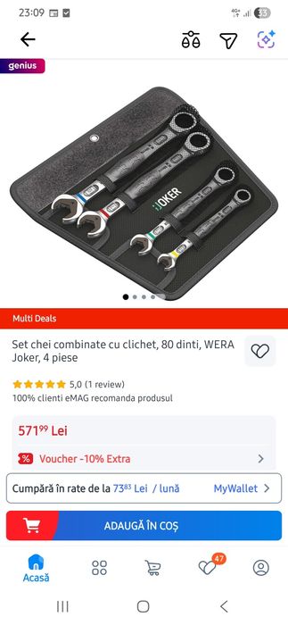 Chei cu clichet wera