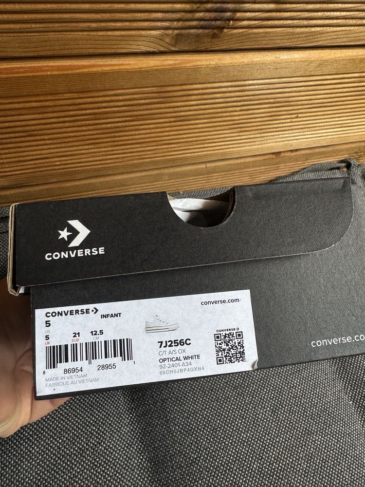 детски кецове converse номер 21