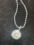 Lanț din platina cu pandantiv si diamant natural de 0,50 ct