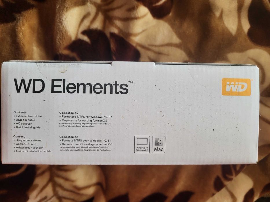 HDD portabil WD Elements Desktop 4TB USB 3.0 Negru - SIGILAT !!