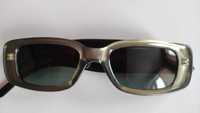 Gucci GG6860/47 ретро слънчеви очила рядка прозрачна зелена рамка