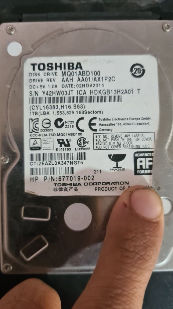 Жёсткий диск 1 TB Toshiba