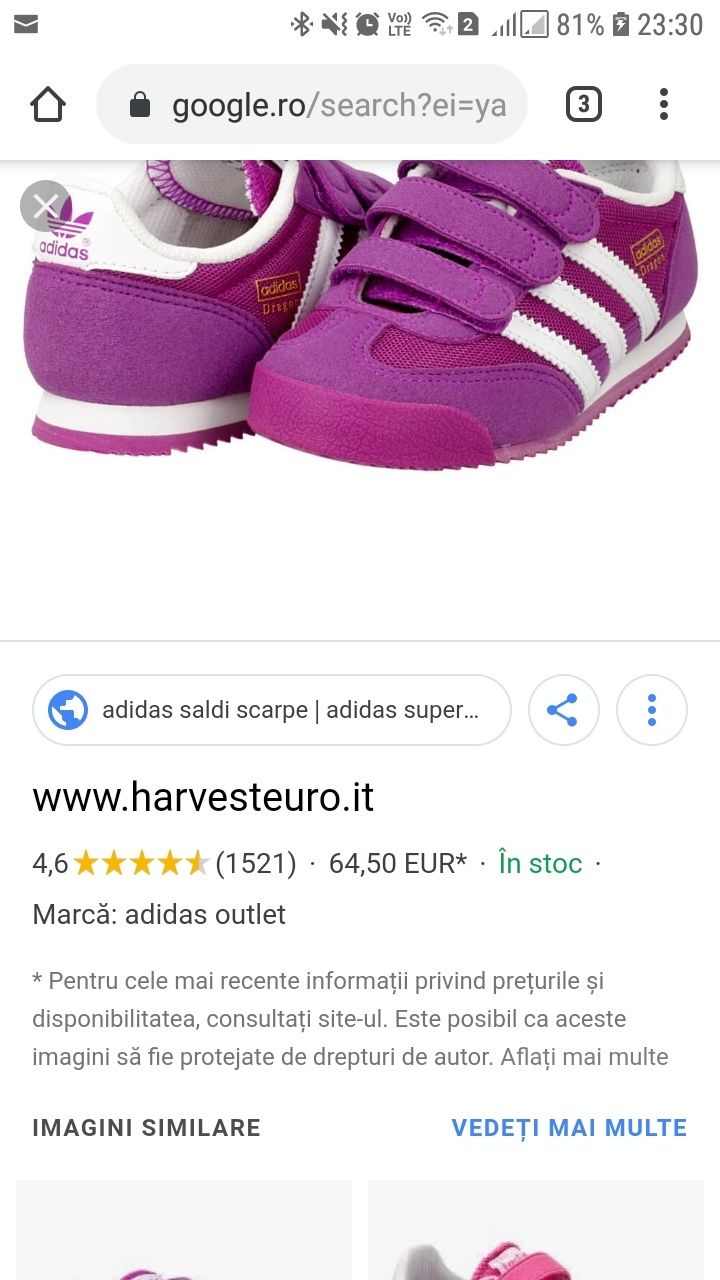 Adidas Dragon mărime 32 (20 cm talpicul)