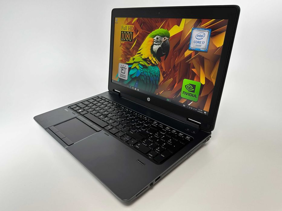 HP Zbook Intel i7 32 gb ram 512 ssd Nvidia 15.6 inch Garantie 1 an