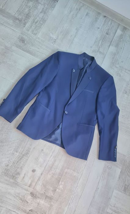 Costum elegant barbați bleumarin deschis mărimea 48