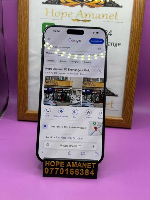 HOPE AMANET P2 - Iphone 15  Pro Max / 256GB / Bat 87%