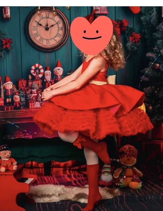 Детска коледна рокля