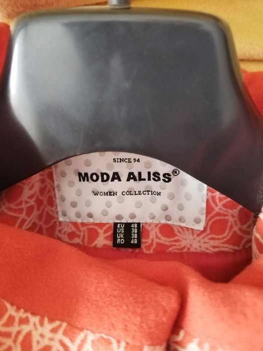 Jacheta Moda Aliss portocalie