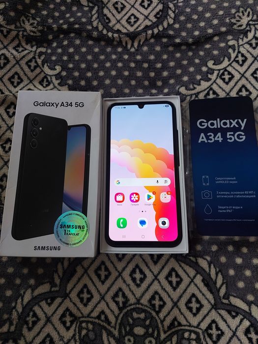 Самсунг А34 6/128талик халатик янгиде