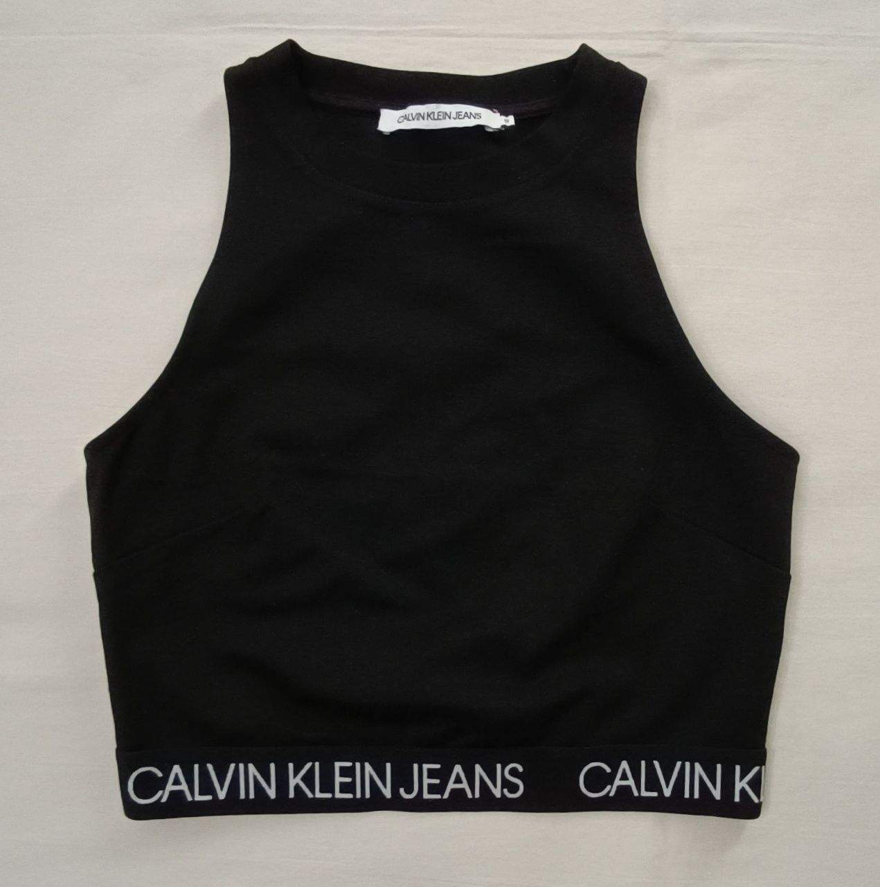 Calvin Klein Jeans Cropped Tank Top Bra оригинален потник S бюстие