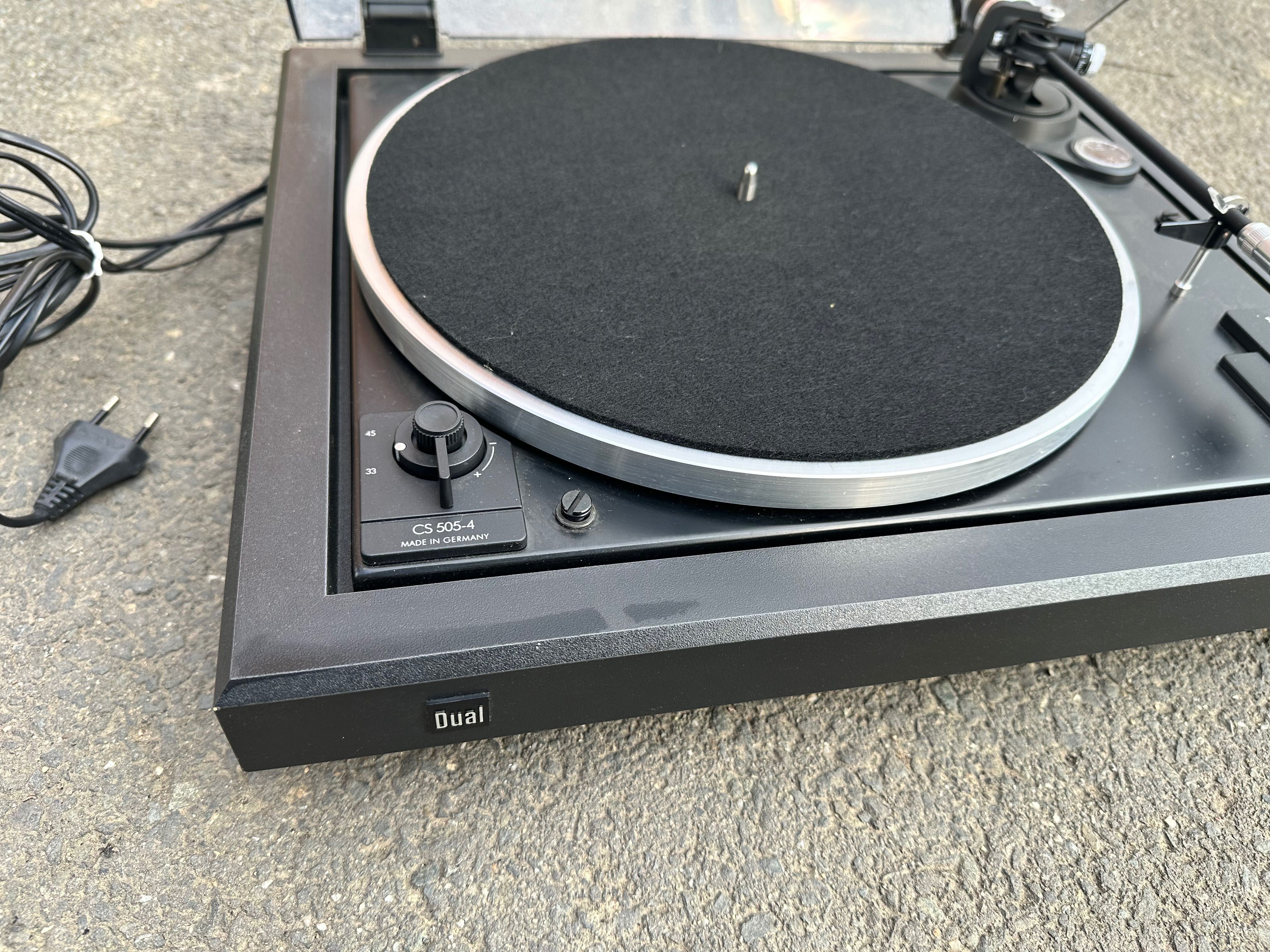 Dual CS 505-4 pickup turntable vintage