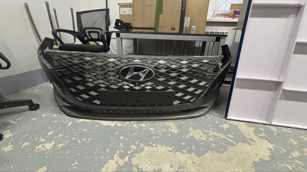 Передний бампер hyundai grandeur  2020/2021 года