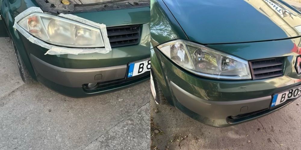 Пране и дълбоко почистване на автомобили, полиране на фарове