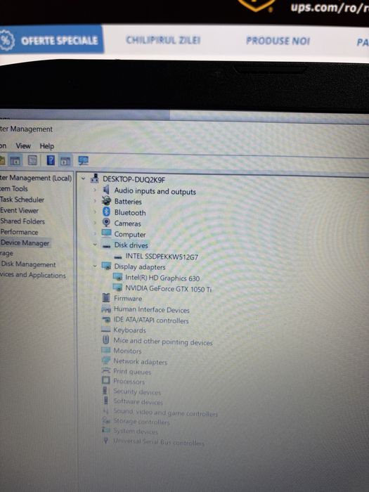 Vand laptop gaming acer vx15 i7 7700hq 16gb ssd512 gtx 1050ti full hd