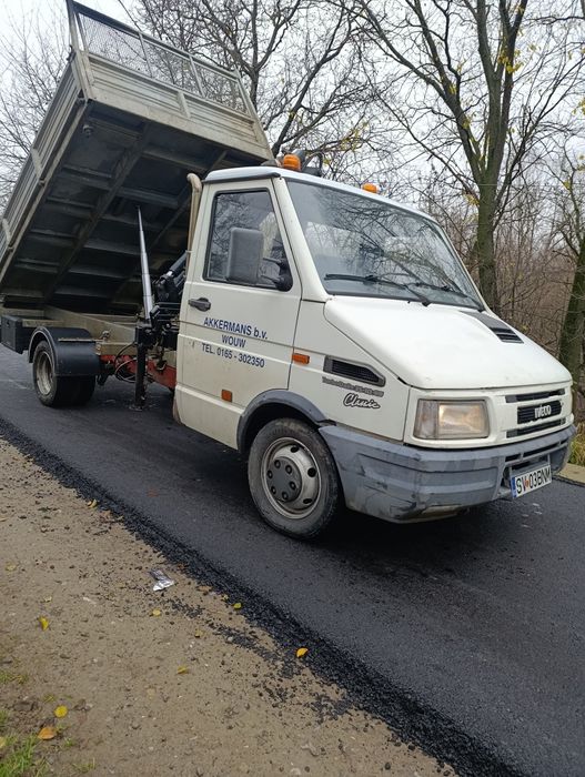 Vând Iveco daily basculabil macara 35 10