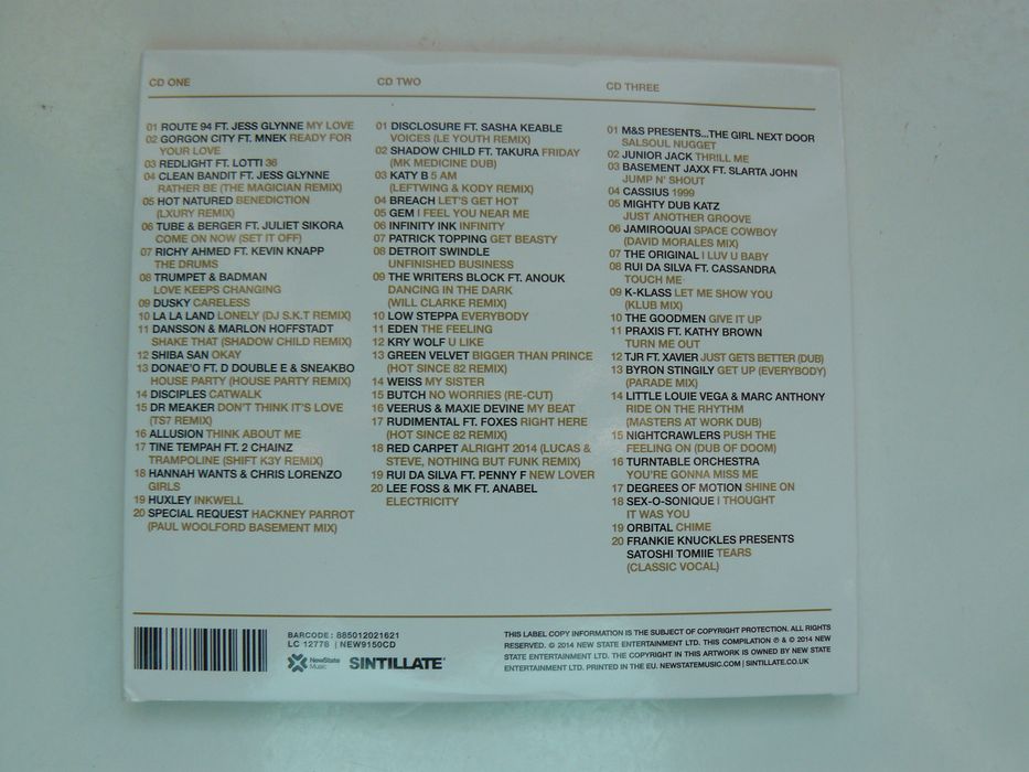 CD Compilatie "SINTILLATE MARBELLA 2014" Contine 3 CD,Original, Rar RO
