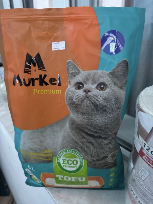 Продаю  Наполнитель Murkel Тофу Молоко комкующийся 6 л