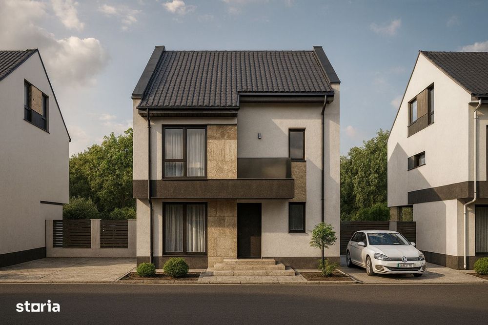 Case individuale cu 4 camere. Mansarda open space. Comision 0