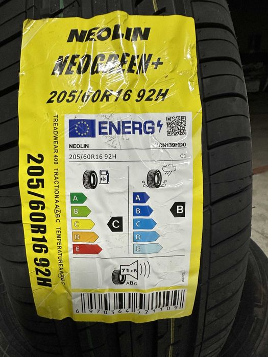 Нови летни гуми NEOLIN NEOGREEN+ 205/60R16 92H НОВ DOT