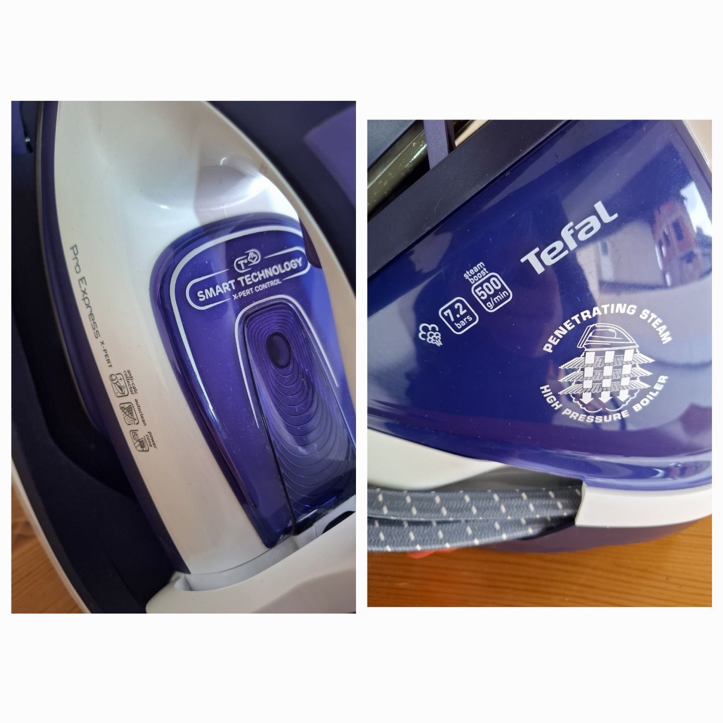 Парогенераторна ютия Tefal Pro X-Pert Plus GV8977,2400W,1.6л,7,2BAR