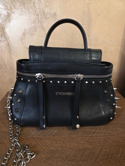Чанта TWINSET естествена кожа